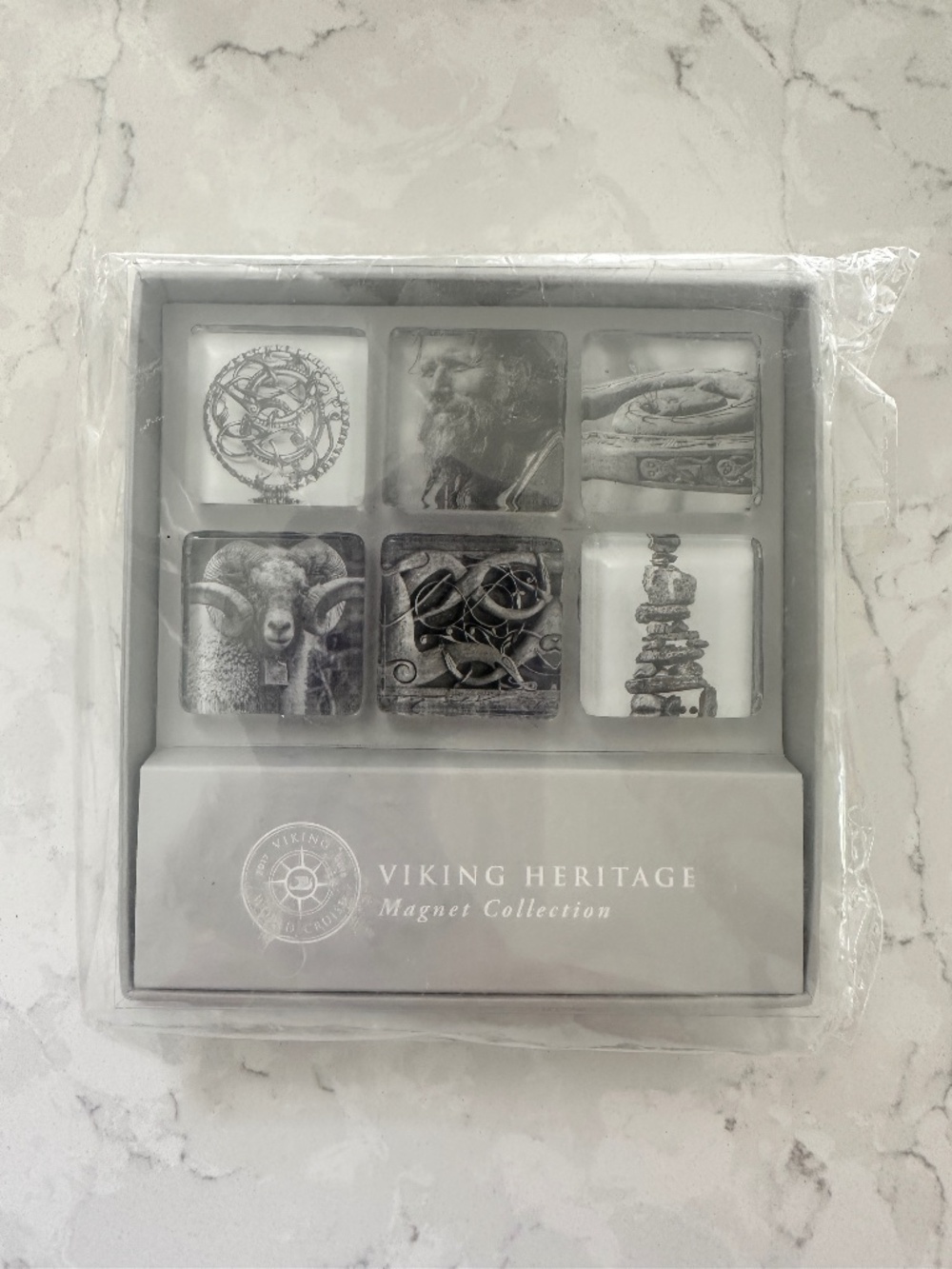 Viking Cruises Glass Magnets for Cabin Walls, Fridge NEW! ($19.99US)